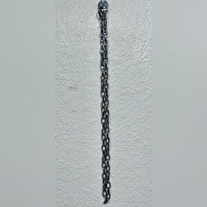 Vintage Silver-tone Chain Link Necklace